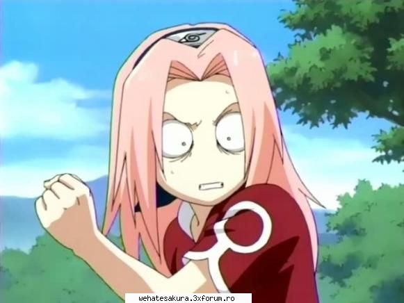 Poze urate cu Sakura din anime - LOL XD aici arata ca un hamster spanzurat - Sakura este urata?