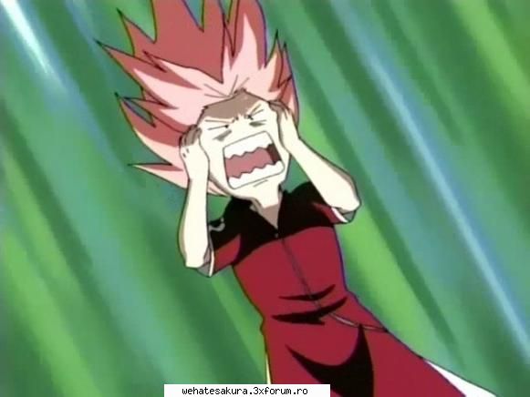 Poze urate cu Sakura din anime - aici zici k e speriata de bombe -_ - Sakura este urata?