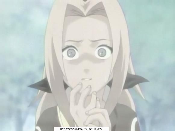Poze urate cu Sakura din anime - si aici... -_- vai doamne, da' speriata mai e - Sakura este urata?