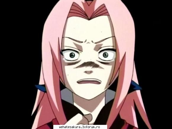 si aici e speriata de bombe... -.- poze urate cu sakura din anime