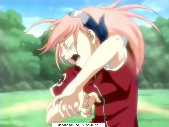 Poze urate cu Sakura din anime - pana si ea se sperie de uratenia pe care o are :]] - Sakura este urata?