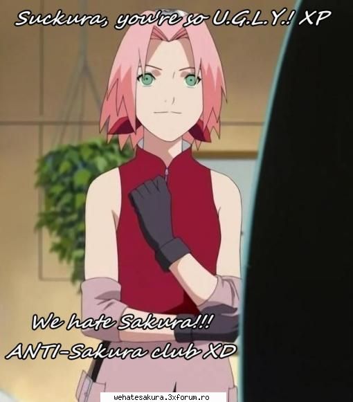Poze urate cu Sakura din anime - Lol Ce tare e poza asta :]] Sakura + Chouji = Cel - Sakura este urata?